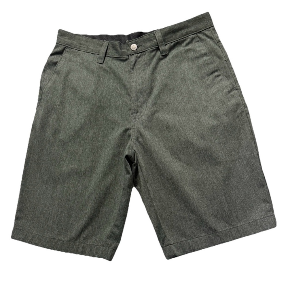 Volcom Men’s Flat Front Shorts Gray Size 32 Casual Skate Surf
